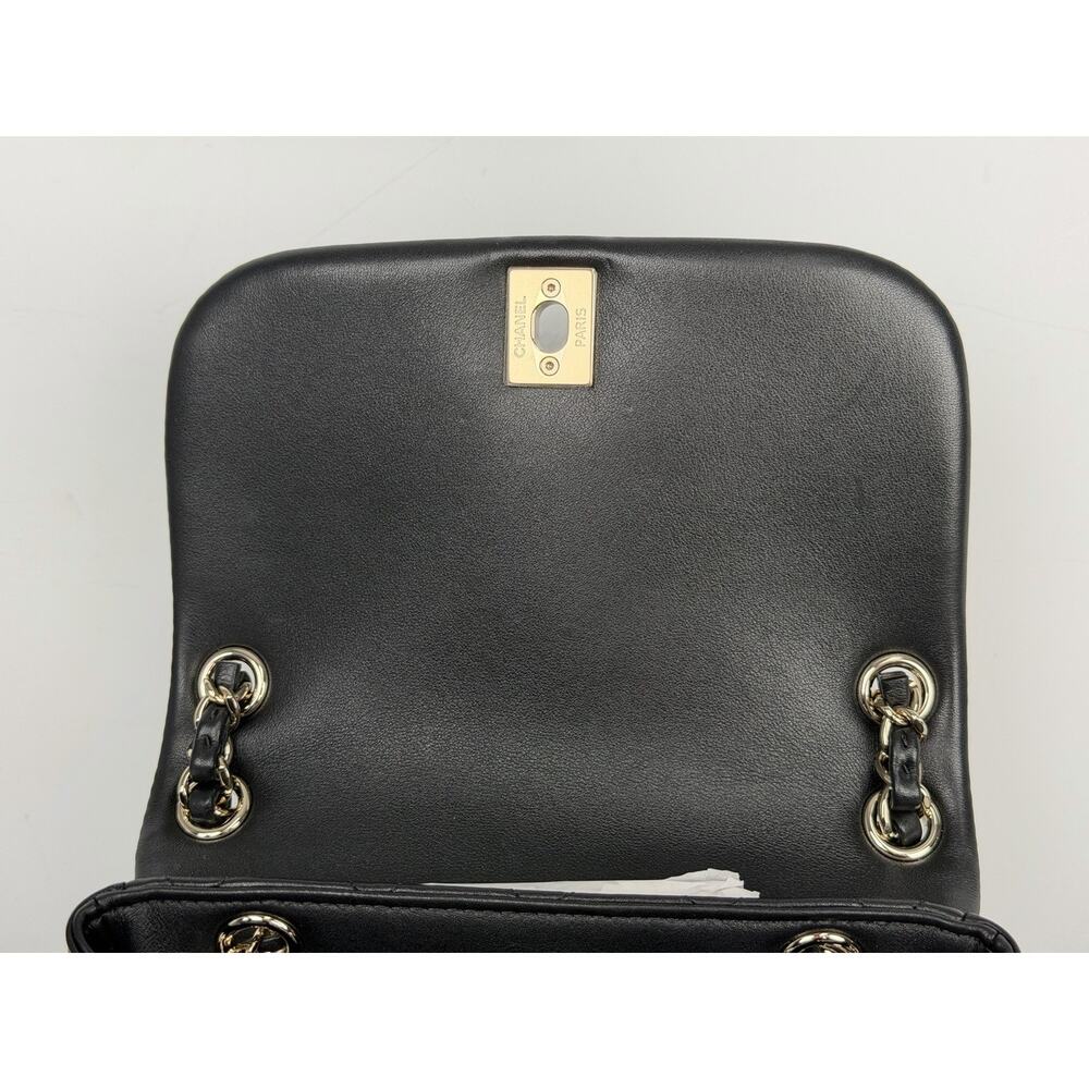 Chanel Large Duma Backpack in Black Quilted Lambskin Leather NFC D7 - Picture 14 of 16